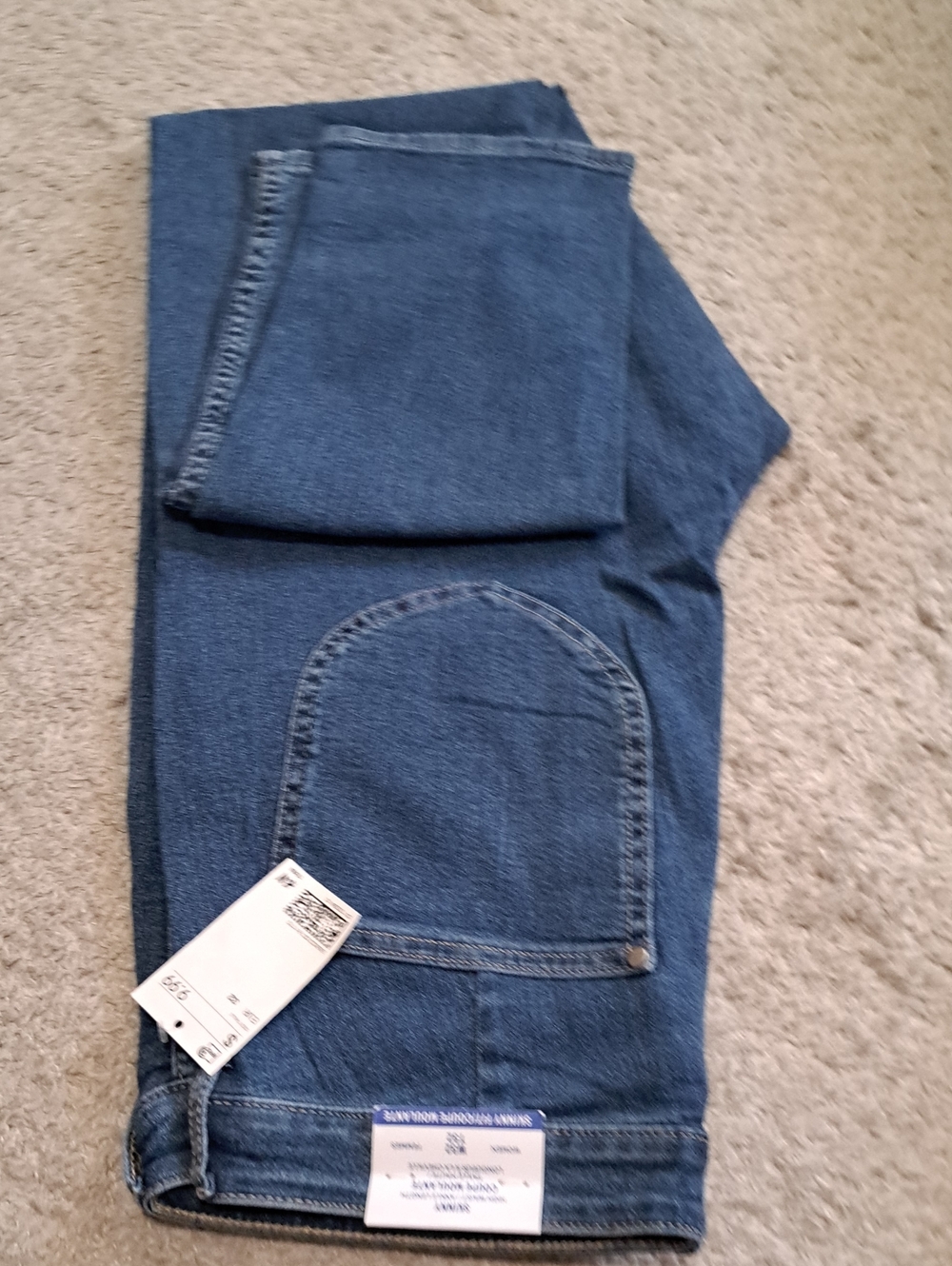 H&M Skinny High Waist Ankle Jeans - Blue